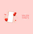 valentines day holiday banner vector image vector image