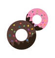 doughnuts vector image