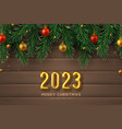 2023 new year sign vector image vector image
