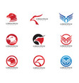 health success people care logo and symbols vector image