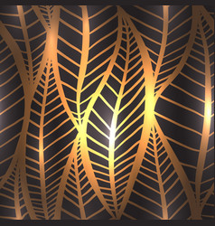 seamless luxury texture with stylized golden vector image