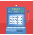 slot machine vector image vector image