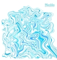 turquoise blue marble style abstract background vector image