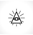 all-seeing eye vector image