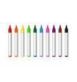color marker felt tip marker pencil vector image