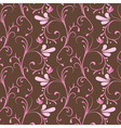 seamless floral background vector image vector image