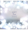 elegant christmas background with snowflakes vector image