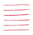 hand drawn underline vector image vector image