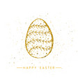 happy easter banner background template vector image vector image