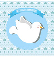 my first communion vector image vector image