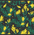 natural seamless pattern with gorgeous blooming vector image