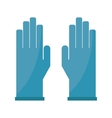 gloves cartoon isolated vector image