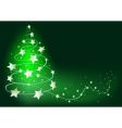 christmas tree vector image vector image