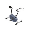 isometric exercycle machine composition vector image