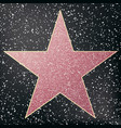 walk fame star star hollywood vector image vector image