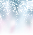 blue winter background vector image