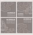 geographic mountain topography vector image vector image
