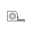 measurement tape measure tape construction vector image vector image