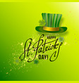 saint patricks day card vector image