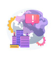 greenhouse gas emissions abstract concept vector image vector image