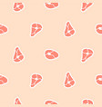 meat steak seamless pattern vector image