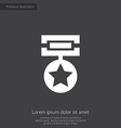 medal premium icon vector image vector image