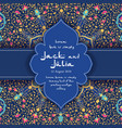 beautiful card vector image