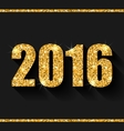 shimmering background with golden dust for happy vector image vector image