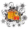 background snow vector image
