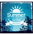 summer beach hawaii background vector image vector image