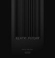 black friday background with present barcode vector image vector image