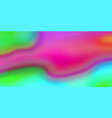 color blend liquid abstract iridescent pattern vector image vector image