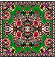 traditional ornamental floral paisley bandanna vector image