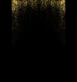 abstract background gold dust glitters vector image vector image