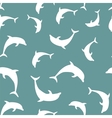 dolphin seamless pattern background vector image