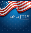 flag united states america 4th july vector image