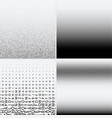 halftone dots on white background vector image