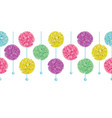 party set of hanging pastel colorful vector image