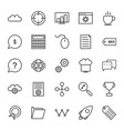 set of seo search engine optimization icons vector image