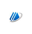 data business finance paper logo vector image