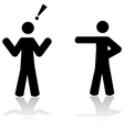 accusation vector image vector image