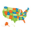 map usa vector image