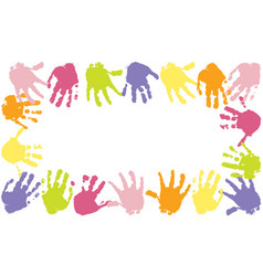 Frame design with kids in playground Royalty Free Vector