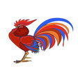 farm cock icon cartoon isolated vector image vector image