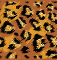fashionable leopard seamless pattern spotted vector image