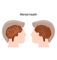mental health vector image