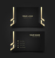 print business card template vector image vector image