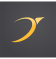 bird icon aspiration logo vector image