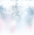 blue winter backdrop vector image vector image