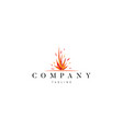 color logo on which an abstract image vector image vector image
